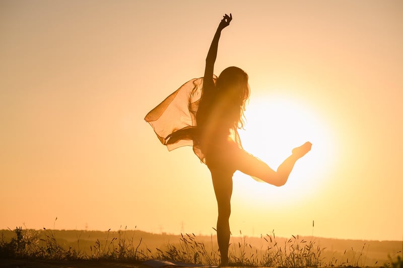 Woman practicing meditation